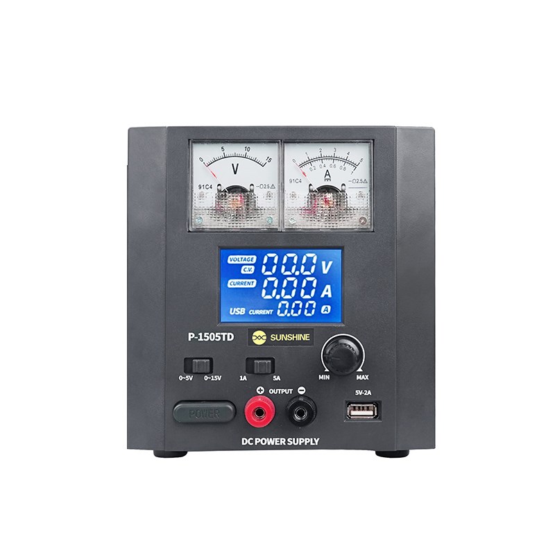 1505TD智能直流稳压电源手机维修电流电源表可调电压指针数显