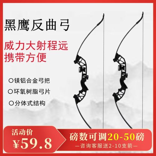 专业反曲弓可调节户外射箭射击运动套装合金弓把比赛竞技运动专用
