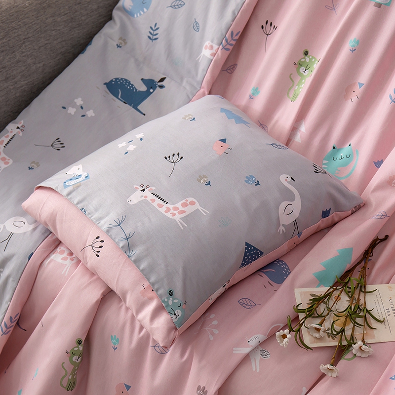 车载抱枕被子两用可爱卡通纯棉靠垫被办公室午睡枕头被秋冬二合一