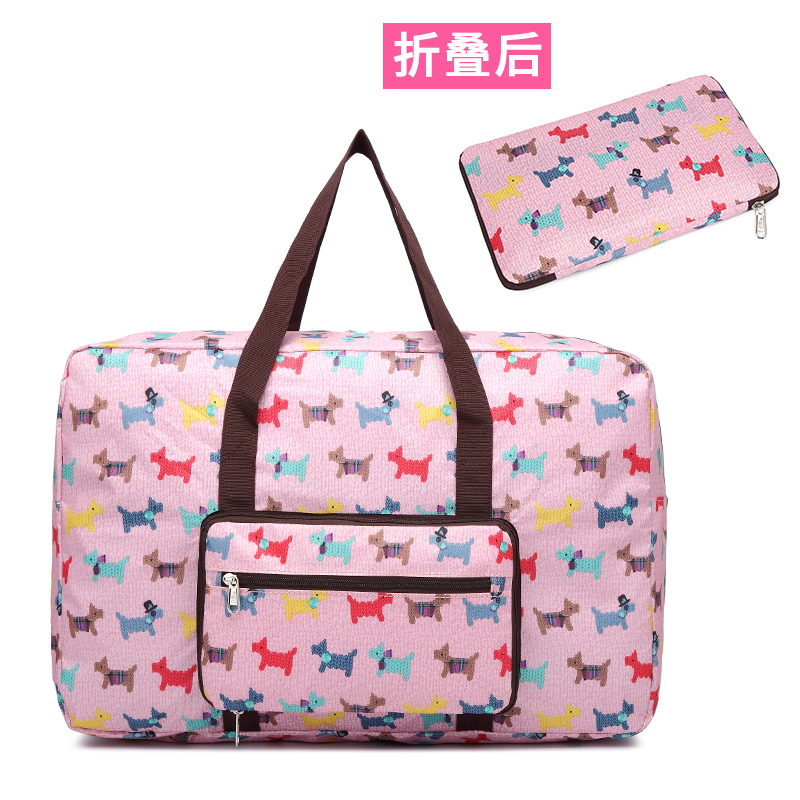 【2件8折】摺叠旅行袋可套拉杆短途出差衣服收纳行李箱打包待产包