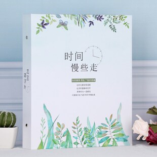 相册活页影集3寸5寸6寸7寸插页式大容量混装过塑照片家庭情侣相薄