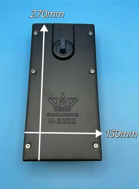 黑色220B玻璃门地弹簧通用型二段缓冲可调速无框门铝合金有框门配