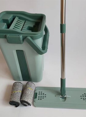 刮刮乐拖把免手洗平板家用拖布木地板墩布一拖净懒人平拖