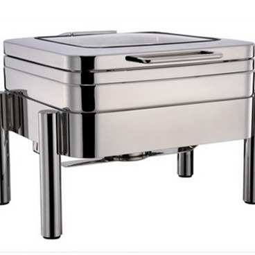 宇辉方形形液压式自助餐炉 翻盖可视布菲炉 玻璃盖钢盖可视餐炉