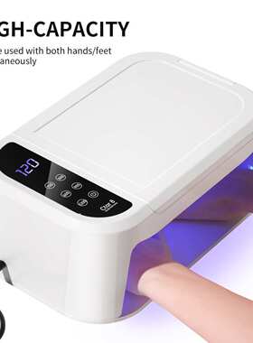 Ctar8美甲灯LED美甲光疗机速干固化美甲店专用手枕贴甲片烤灯美规