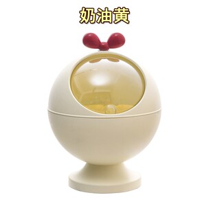 卡通桌面小物件收纳盒发圈皮筋收纳零时J糖果盒子粉扑首饰收纳箱