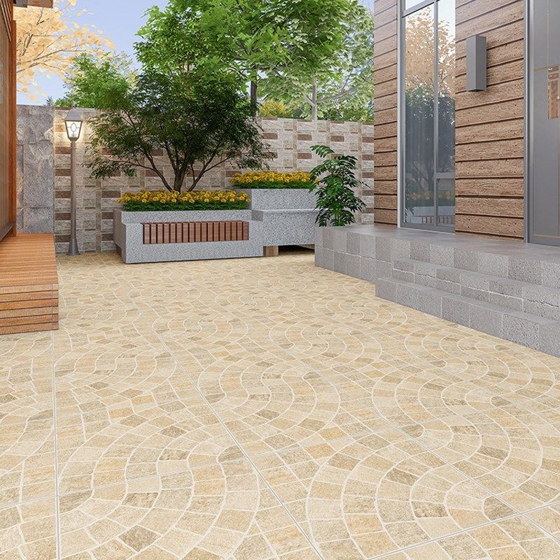 户外田园拼花g地铺石1.2厚庭院地砖院子别墅花园露台防滑仿古瓷砖