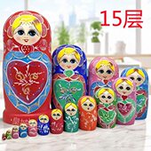 中国风150套娃 礼物玩具创意木制品 0150纯手工格 俄罗斯正品 风层