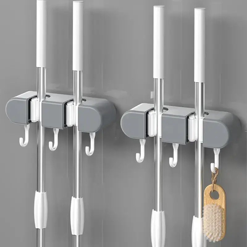 【下单立减5g0】拖把挂钩免打孔强力粘钩卫生间浴室壁挂多功能QC