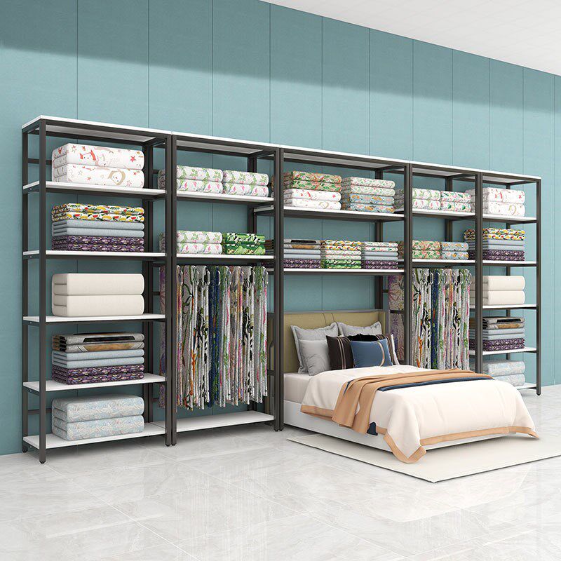 家纺店货架展示架被子床上用品陈列架柜布料被芯四件套仓储架组合