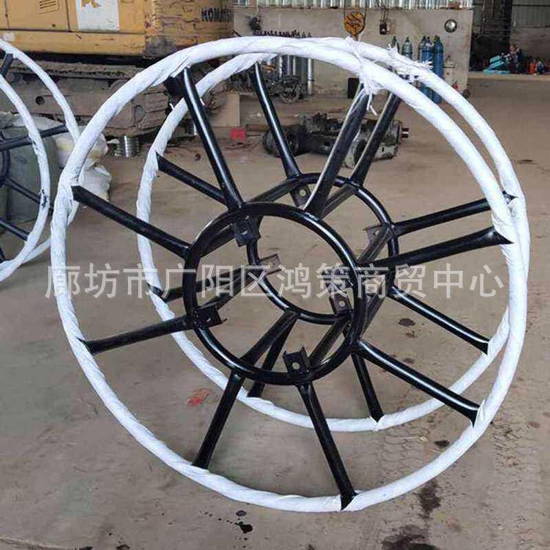 钢丝绳放线牵引线盘钢丝绳盘架船型放电缆线盘绕线支撑架线路施工