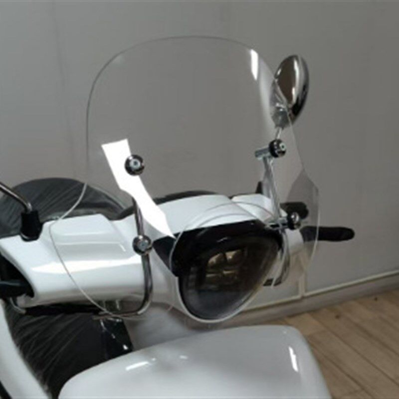 摩托车电动车挡风玻璃姜戈风挡三轮车挡风板pc亚克力透明有色玻璃