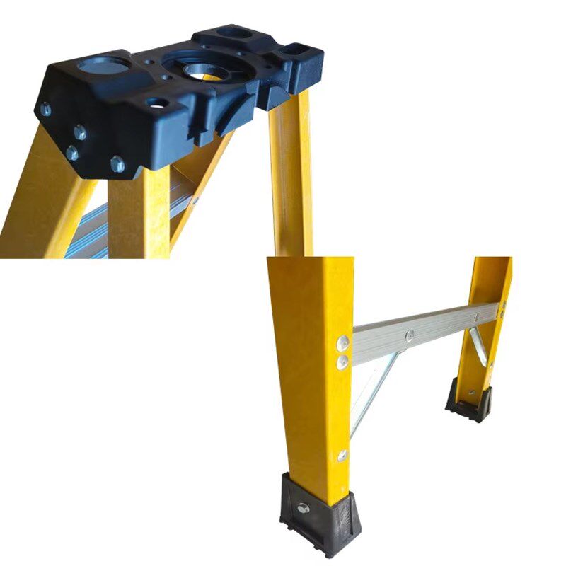 铝梯单侧家用梯人字收缩梯便携工程工具盘梯子高端加厚绝缘梯