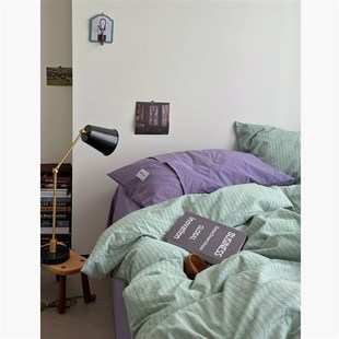 床品三四件套 绿紫I全棉水洗棉四季 两个弗里达法式 chic马蒂斯风格
