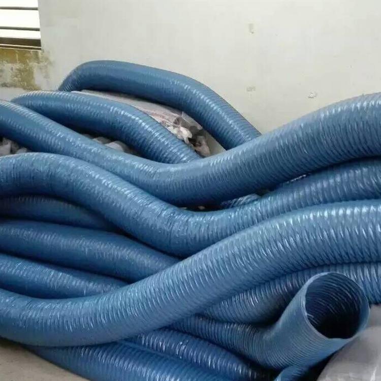 内径160MM尼龙布风管耐高温帆布软管伸缩通风管排气排风管