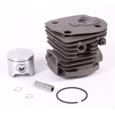 Husqvarna 350L胡斯华纳汽油锯44MM活塞气缸总成cylinder缸体套件
