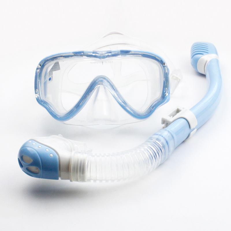 新款M2528儿童+S178潜水镜大框高清防水平光浮潜可做防雾厂家