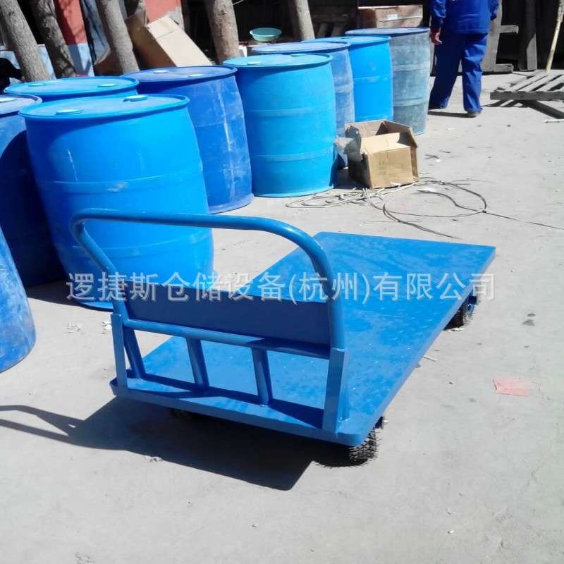 手推车平板车拖车小推车拉货可折叠轻便静音手推车充气轮胎平板车