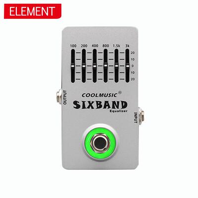 SIXBAND EQ均衡效果器 电吉他迷你单块效果器 木吉他失真效果器