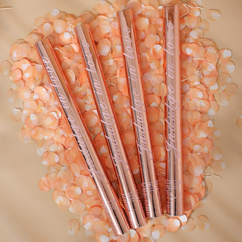 生日派对香槟花j瓣礼炮礼花弹礼筒炮手持礼泡筒花瓣雨喷花筒结婚