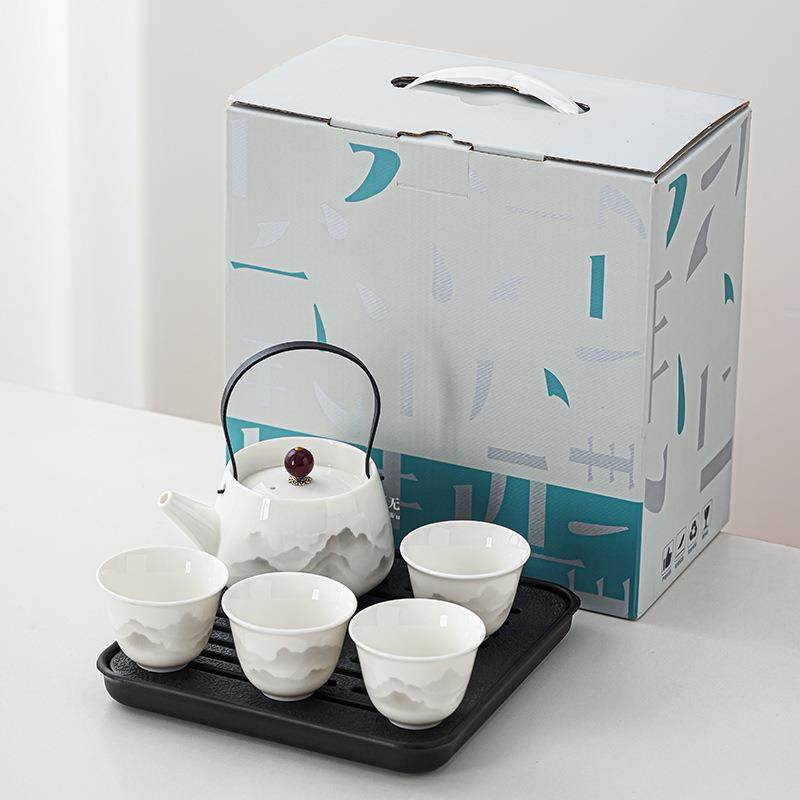 新中式羊脂玉瓷茶具套装水墨远山茶具小套组一壶二杯彩盒装可,鲜花速递/花卉仿真/绿植园艺,割草机/草坪机,淘宝优惠券,粉丝福利购,淘宝优惠卷