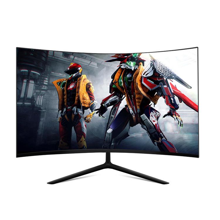 24/27/32英寸电脑显示器台式电竞液晶显示屏幕2K曲面无边框144HZ