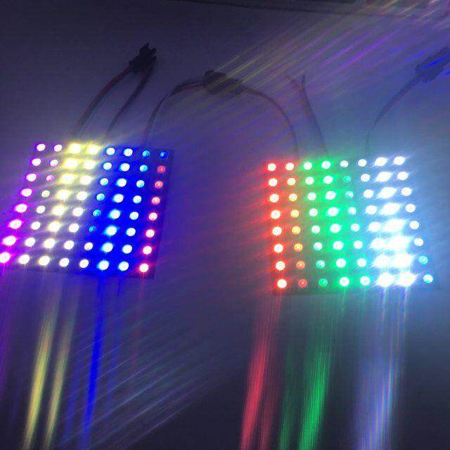 ws2812b 点阵16*16 8*32=256个像素显示屏软屏led柔性全彩像素屏