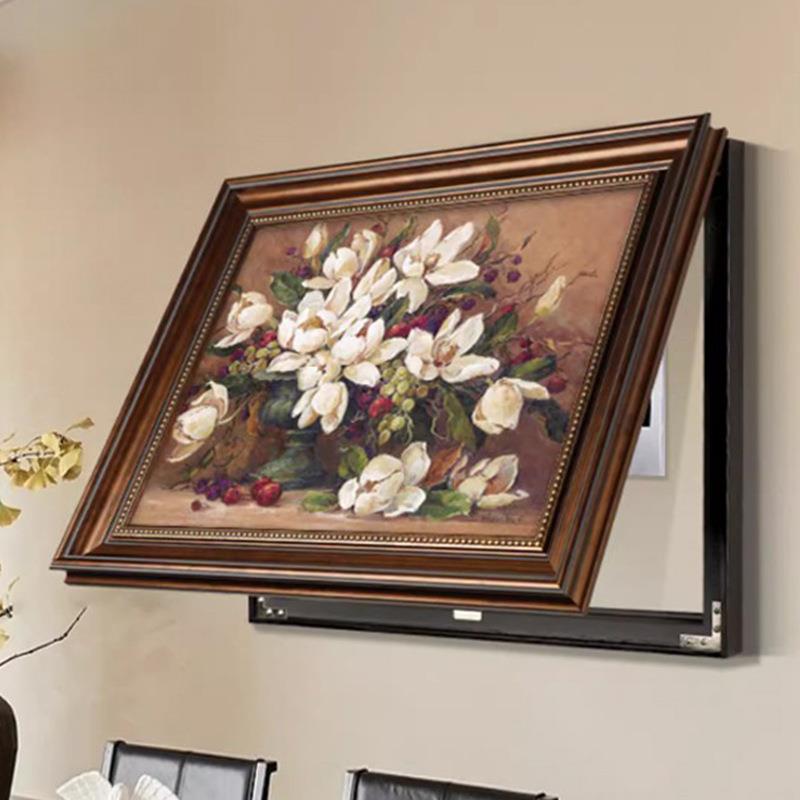 美式电表箱画装饰画免打孔电箱画遮挡盒弱电开关电闸箱电表盒挂画