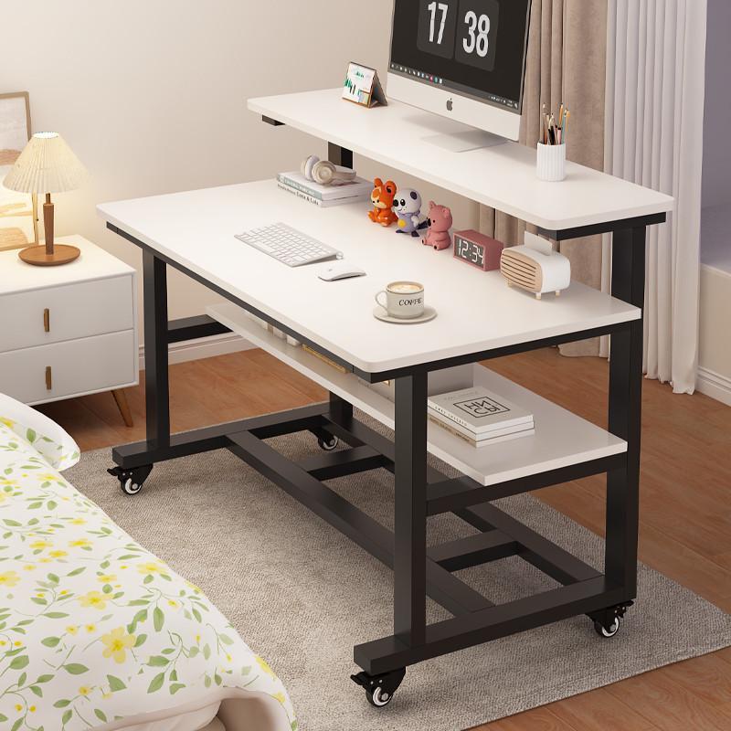 学生学习家用卧室可床边桌子办公桌桌移动书桌简易小型桌电脑