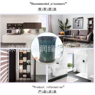 陶瓷花盆大号室内绿植物盆栽凤尾竹用简约陶瓷盆景盆带陶瓷托盘