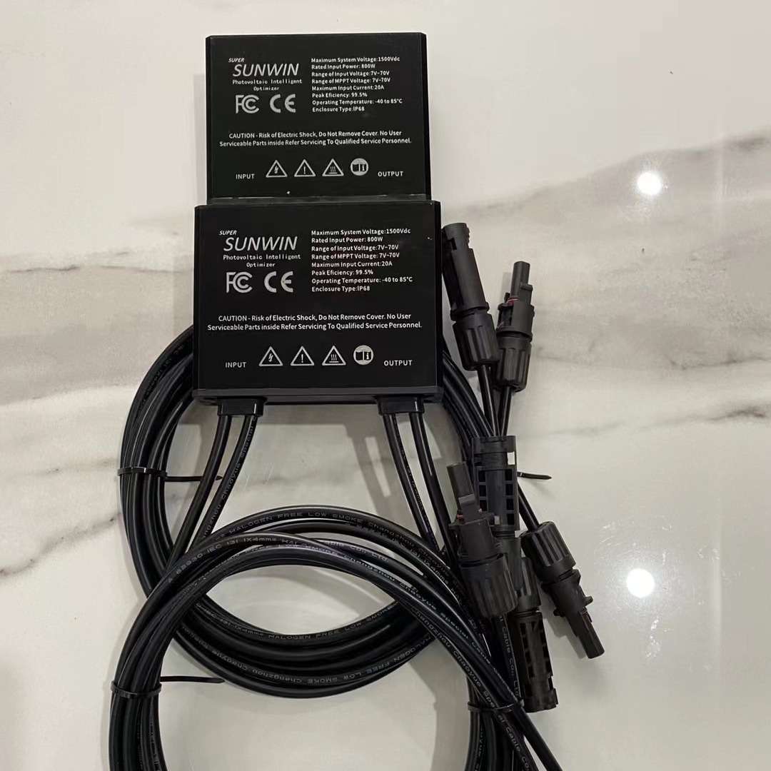 800w全铝金属外壳新款光伏优化器solar optimizer搭配光伏提升性