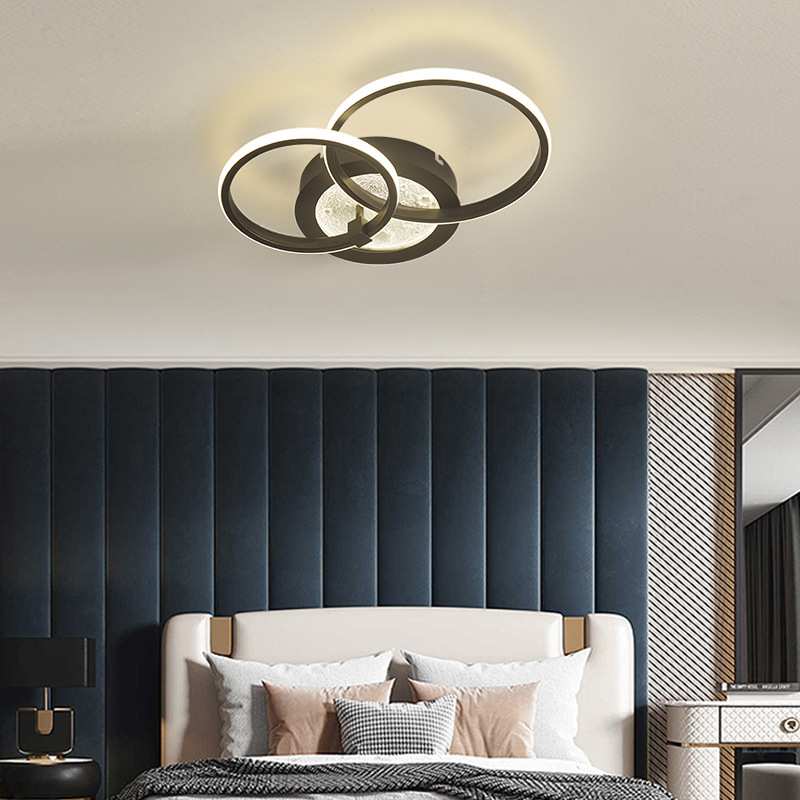 灯吸顶灯感大气简约现代家居餐厅房间灯具led卧室灯调光遥控超亮