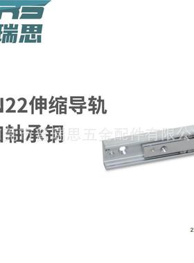 22宽11厚ROLLON两节高承重ASN22伸缩导轨Telescopic Rail重载滑轨