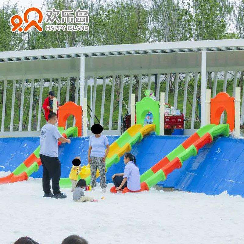 公园游乐设备成品儿童滑梯钻洞爬网户外拓展小区儿童乐园规划设计