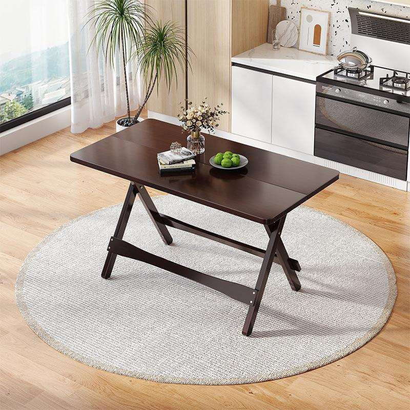 可折叠桌简易便携式饭桌出租房小户型吃饭桌子家用餐桌电脑桌