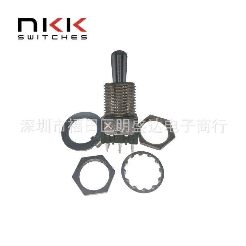 日开NKK摇柄开关 M-2020L/B 六脚3档M2024BB1W01 自锁ON-ON-ON 6A