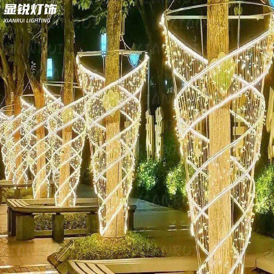 户外led路引抱树灯造型灯缠树灯装饰螺旋造型街道路边氛围景观灯