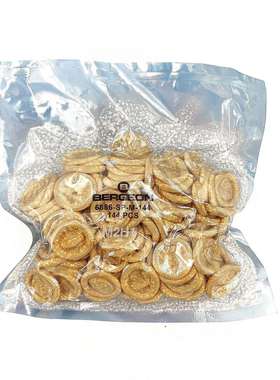 瑞士原装博格BERGEON 6886天然乳胶手指套防静电无粉剂米色18mm