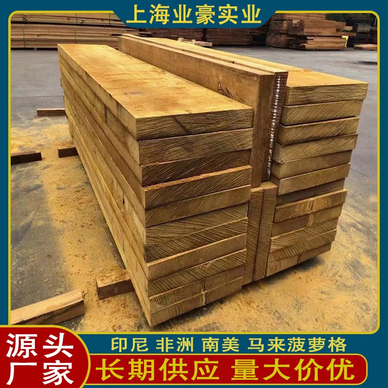 印尼菠萝格实木地板 阳台吊v顶 桑拿板室内护墙装饰板防腐木幕墙