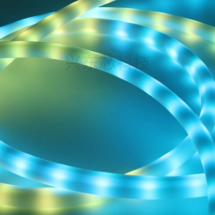 户外亮化装饰灯带防水低压LED柔性霓虹软灯带5050幻彩RGB厂家直销