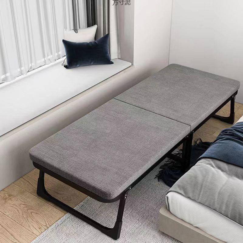 单人午休折叠床便携躺椅办公室午睡家用用陪护简易床单人外贸