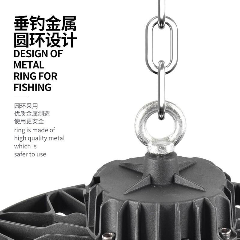 UFO工矿灯仓库厂房LED车间灯工厂50W100W150W200W照明天棚灯灯具