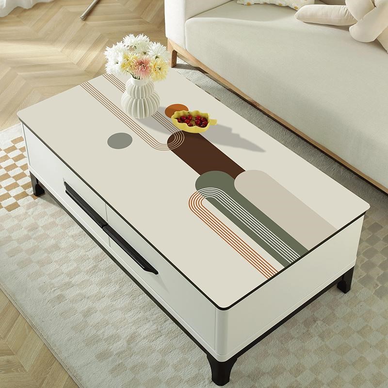 客厅茶几垫桌布免洗防水防油家用长方形皮革茶几V餐桌垫防烫隔热