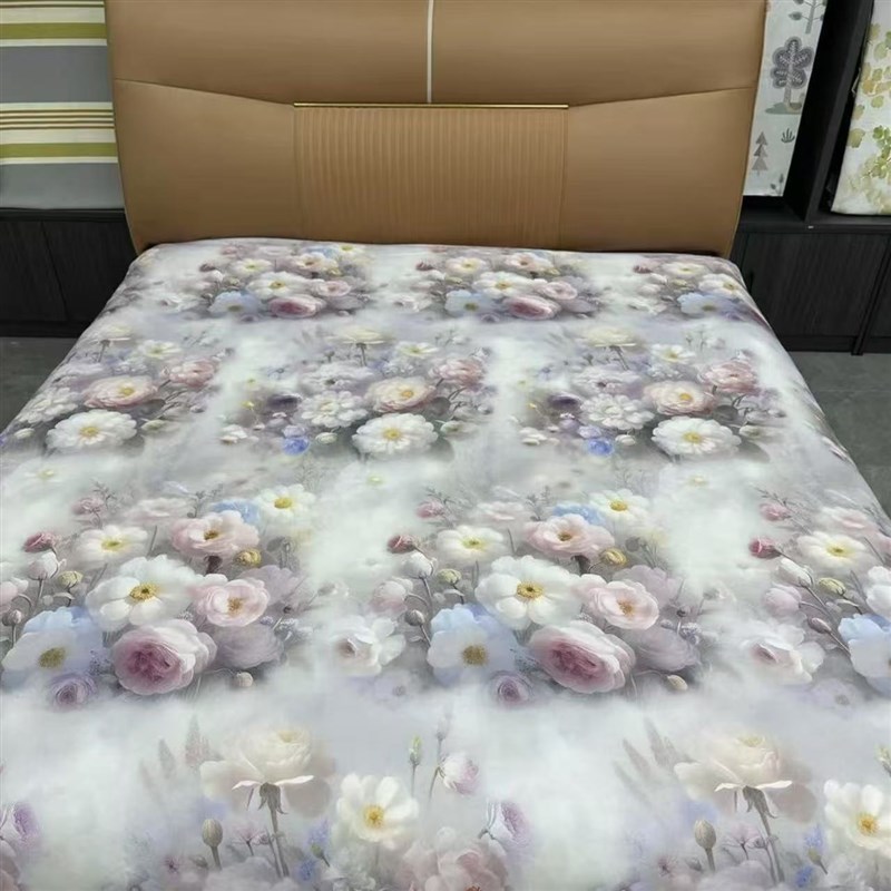 (素绽)新款老粗布床单230*245cm(5cmV)+枕套三件套