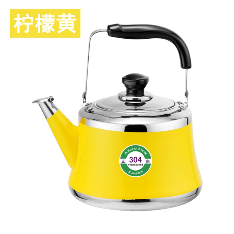 加厚304不锈钢鸣笛j烧水壶 1L1.5L2L3L4L5L6L7L鸣音煤气电磁炉水