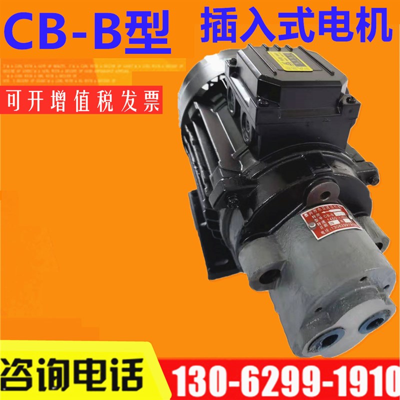 CB-B4 CB-B6 cb-b10齿轮油C泵电机组 cb-b2.5内插式电机组装置
