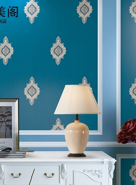 欧式刺绣墙布无缝全屋壁布客x厅卧室别墅轻奢灰色背景绣花素色现