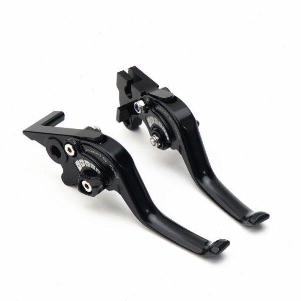 竞技刹车5短款 25牛角24铝合金U适用离合C无极两23手指-把款改装