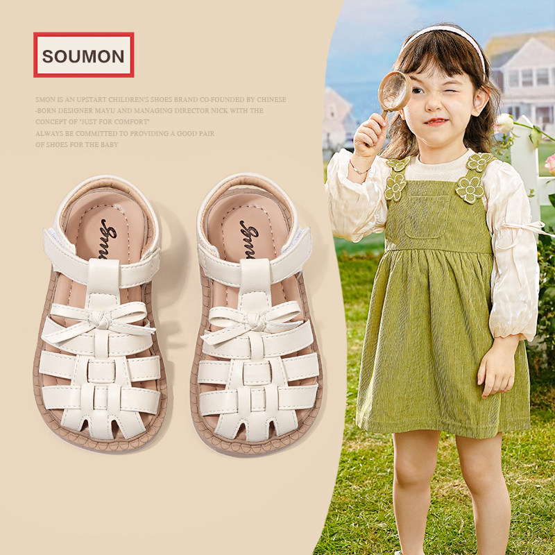 女宝宝夏季凉鞋g1-3-5岁2儿童沙滩鞋韩版镂空透气女孩公主鞋子防