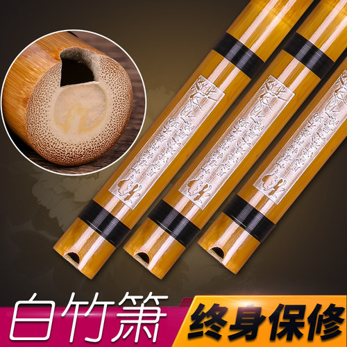 依之木白竹短箫 洞箫乐v器 箫 学习演奏短箫  送配件